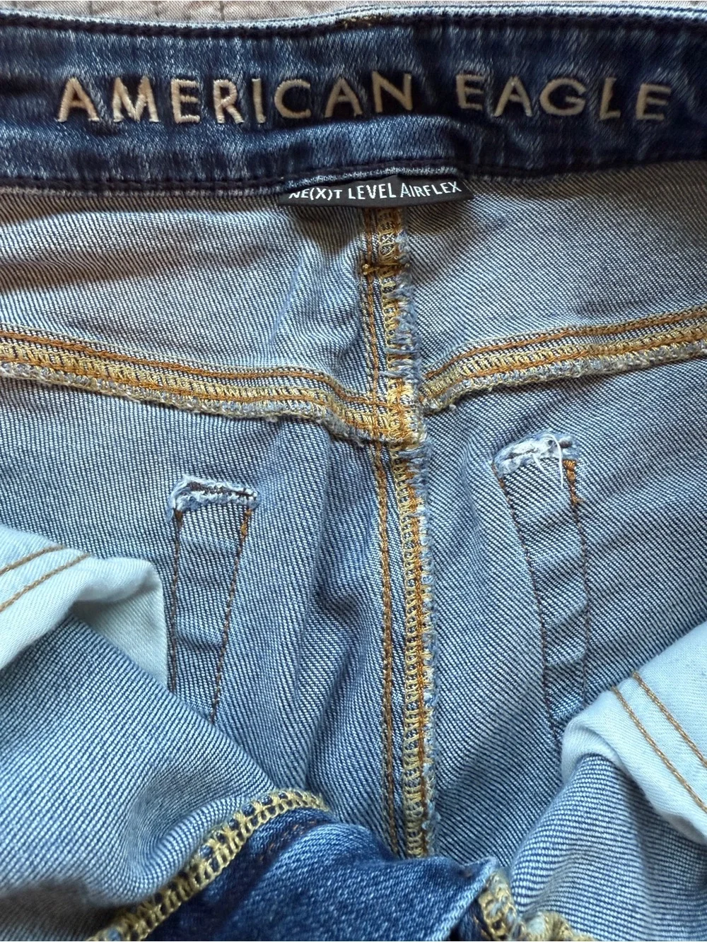 American Eagle Next Level Airflex Skinny Jeans Men’s 32x30 | Medium Wash